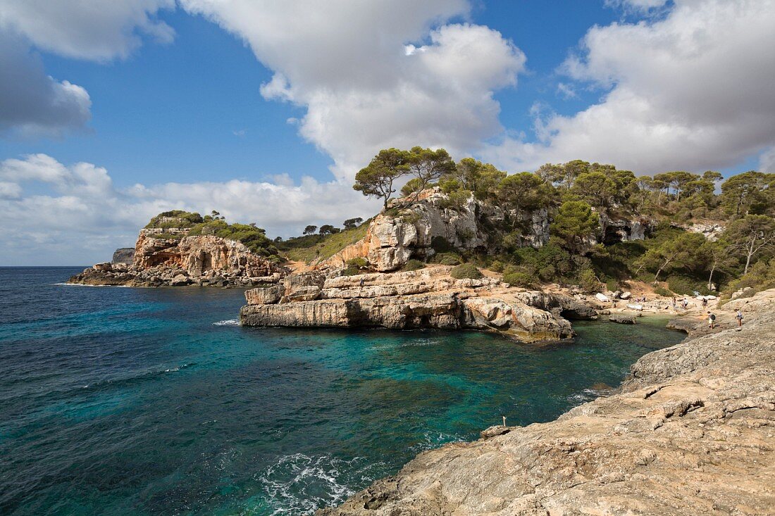 The Cala S'Almunia beach on the South East coast, Majorca