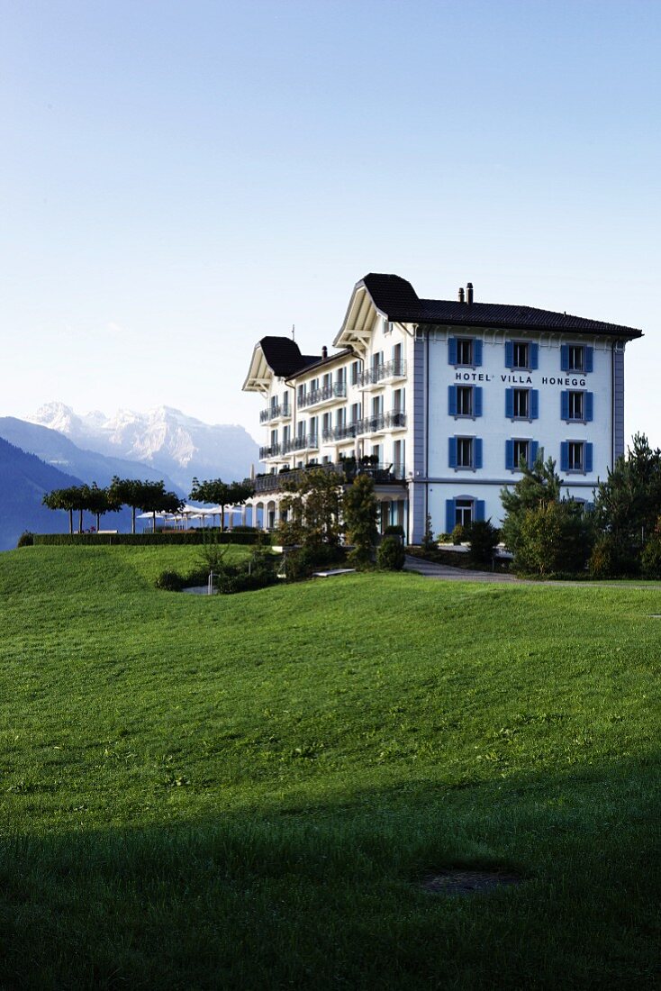 Die Villa Honegg am Vierwaldstättersee, Schweiz