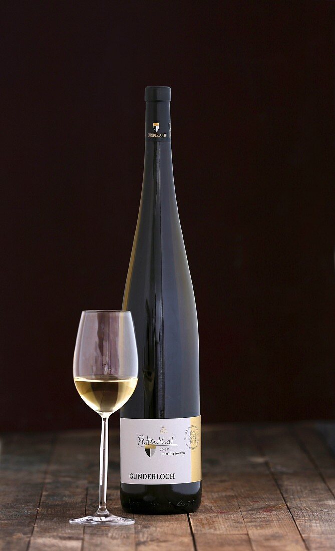 A magnum bottle of Pettenthal from the Gunderloch vineyard