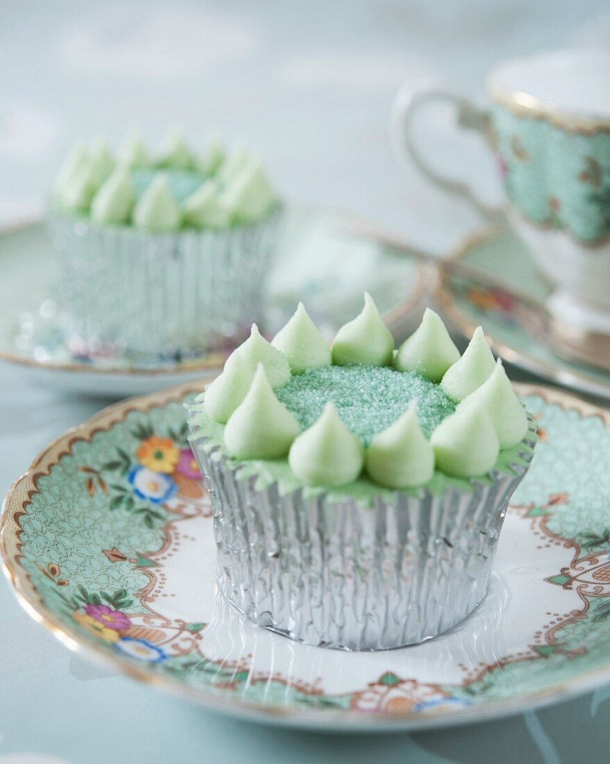 Limetten-Cupcakes