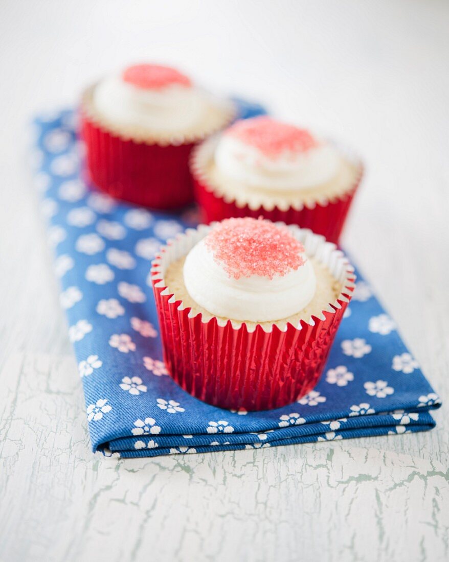 weiße Schokolade Cupcakes