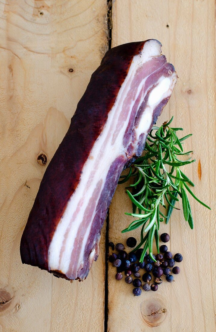 Smoked pork belly (Alsace, France)