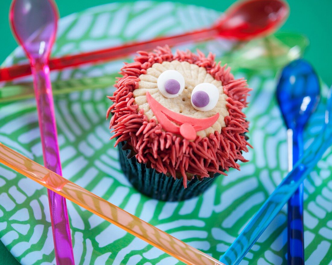 Monster cupcake