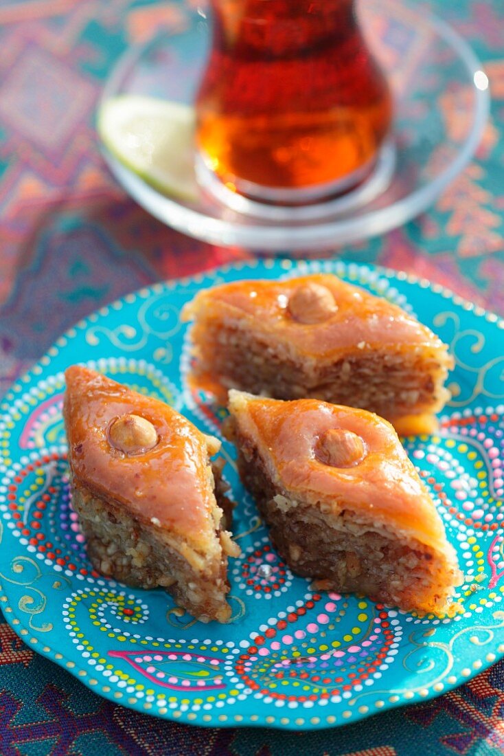 Baklava (Nussgebäck mit Sirup, Türkei)