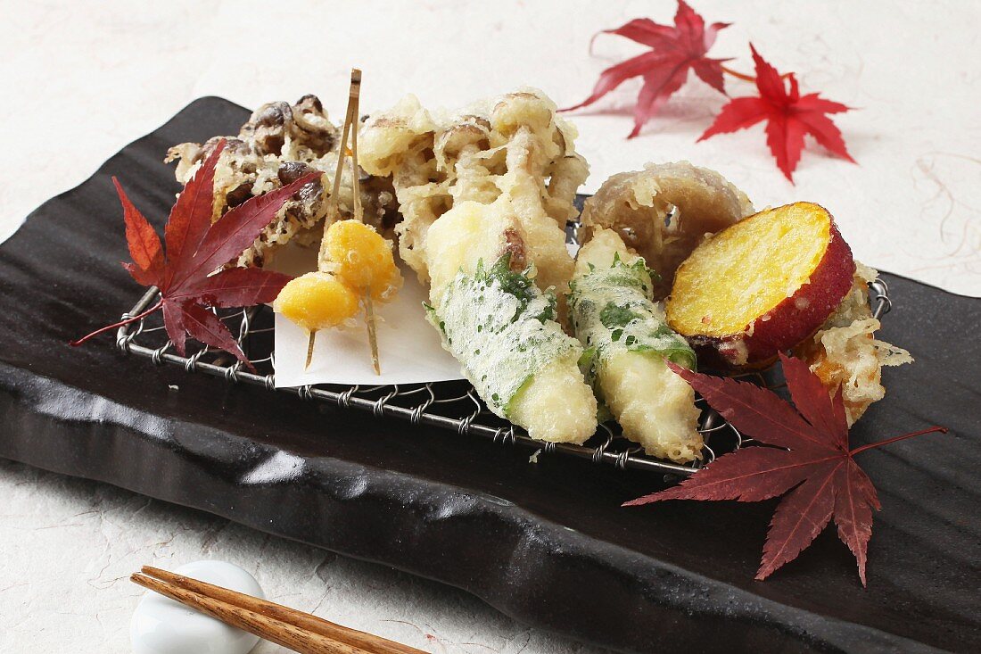 Vegetable tempuras