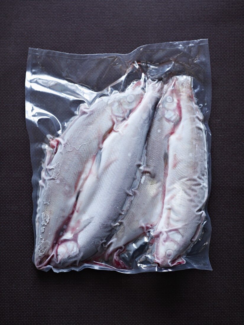 Whitefish, vacuum packed and frozen
