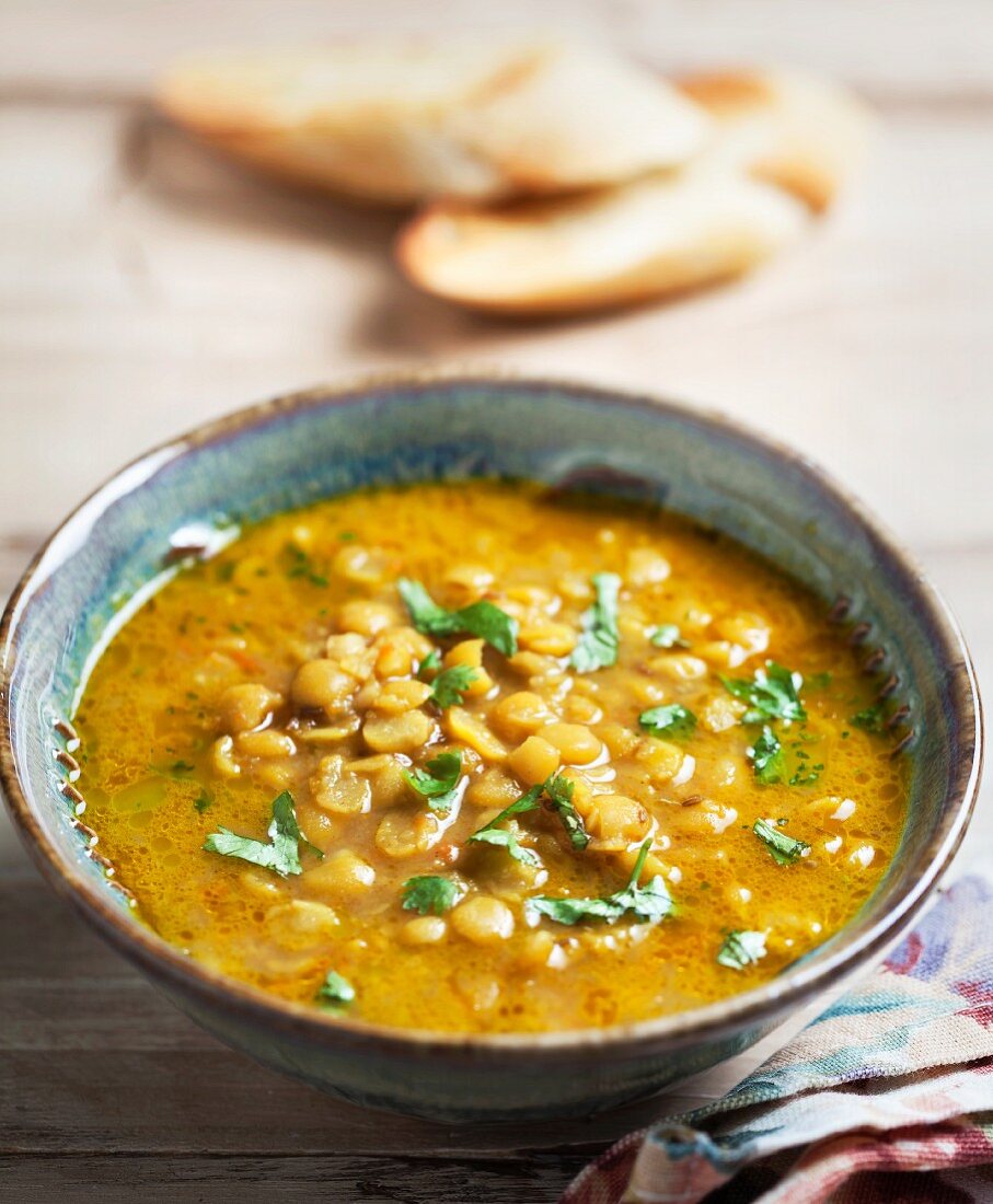 Dal mit Koriandergrün (Indien)