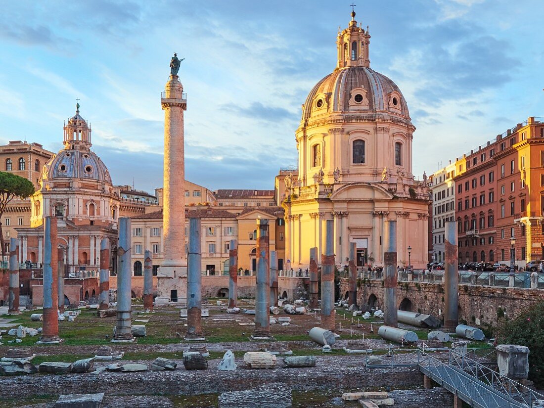 Das Trajansforum in Rom