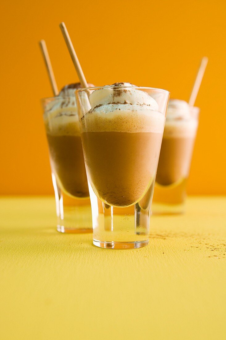Cappuccino cocktails