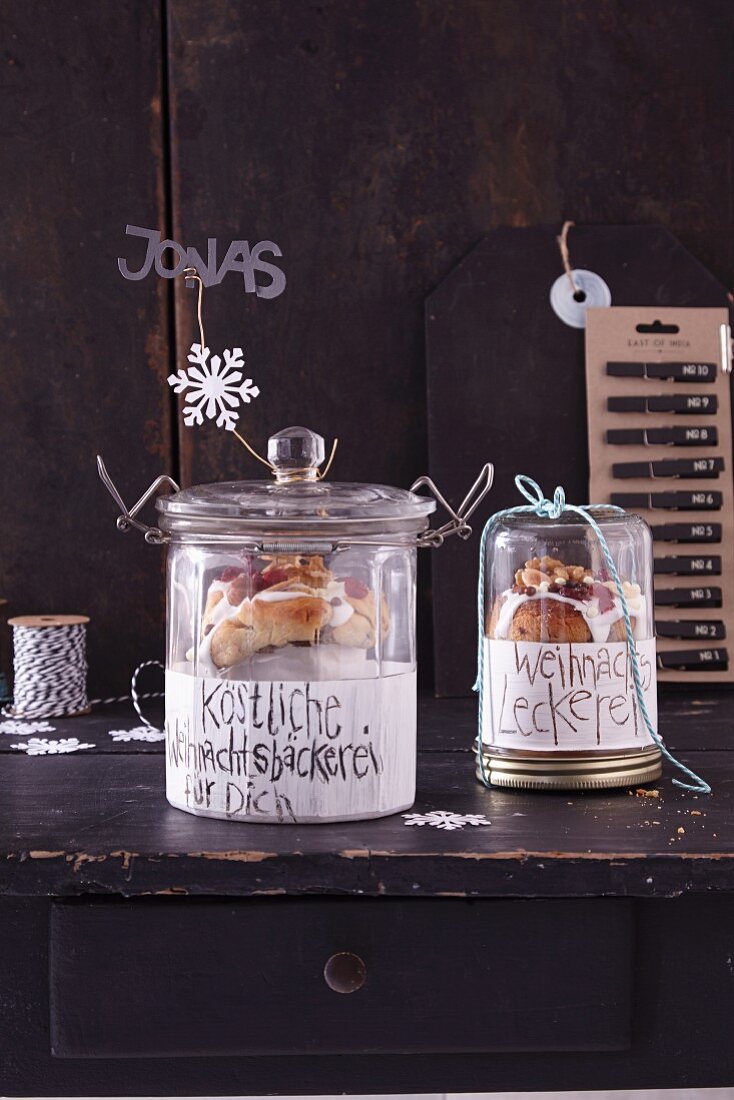 Panettone in jars as gifts