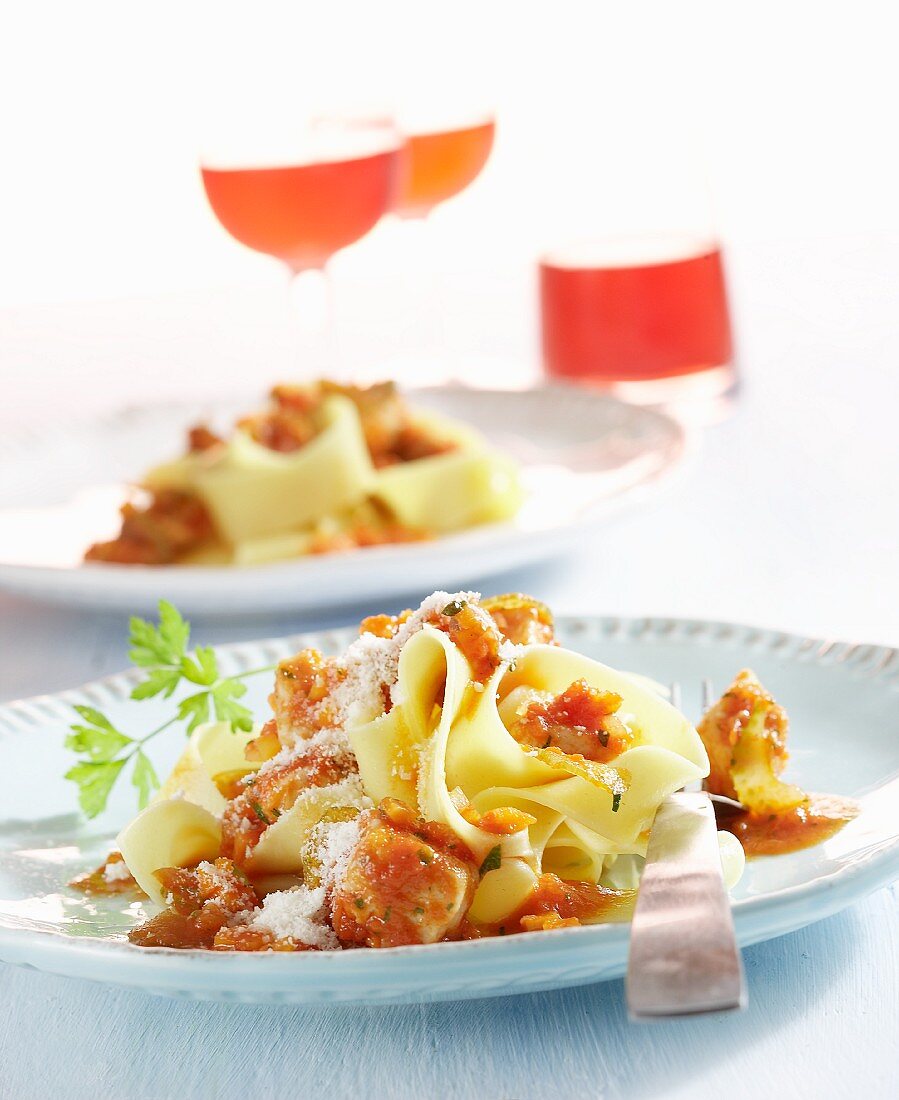 Pappardelle mit Kaninchen