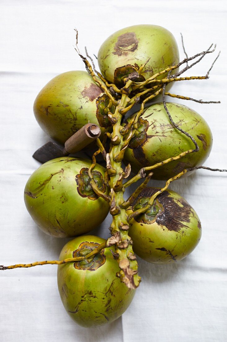 Green coconuts