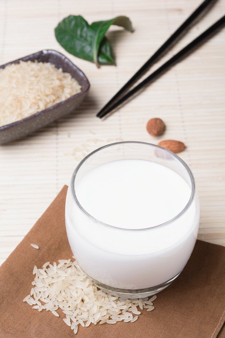 Rice milk for a Japanese breakfast