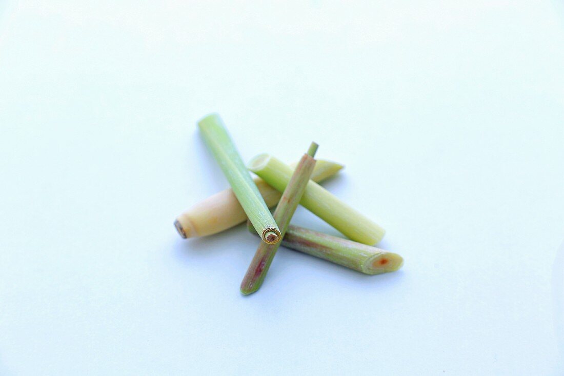Fresh sticks of lemongrass