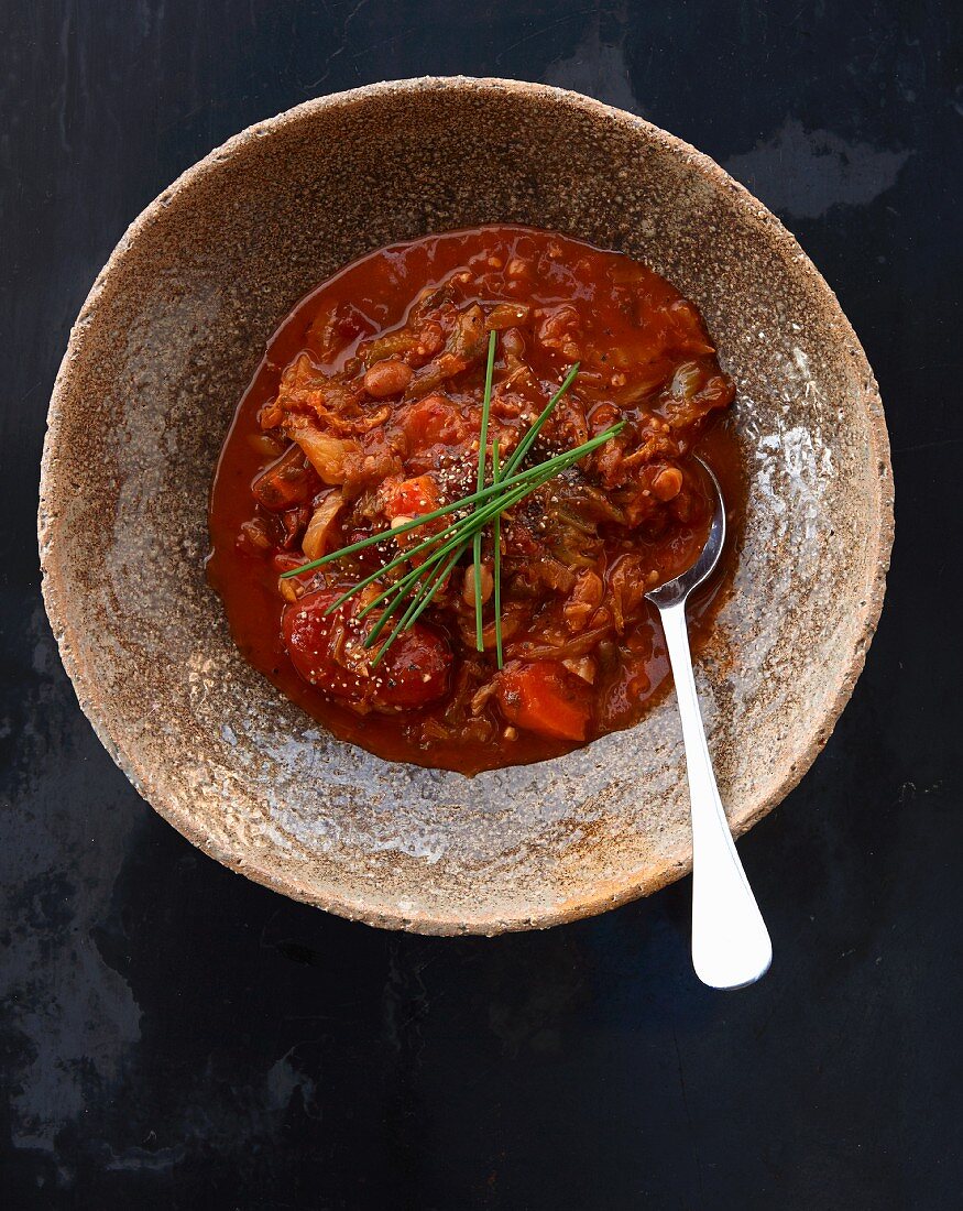 Ribolitta (Tuscan vegetable soup, Italy)