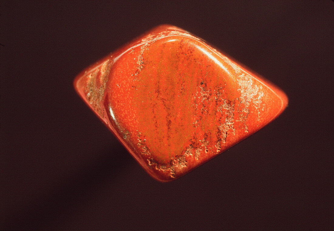 Red jasper mineral