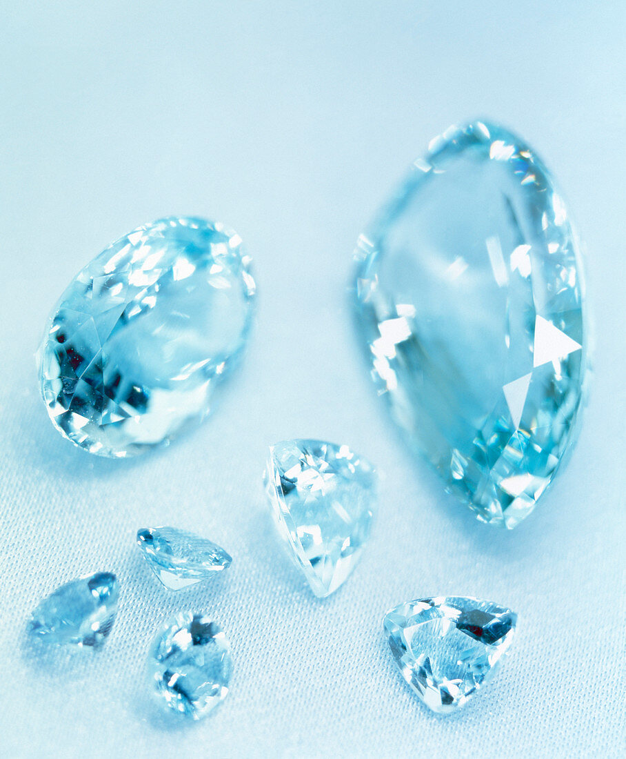 Aquamarine gems