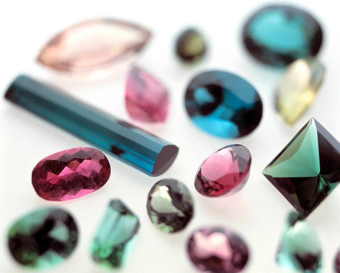 Tourmaline gemstones