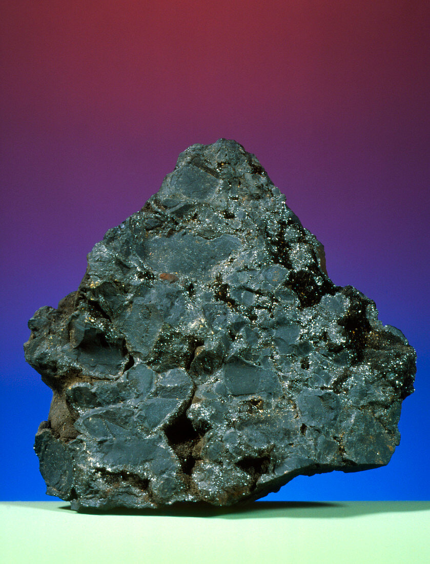 Sample of pitchblende,a type of uraninite