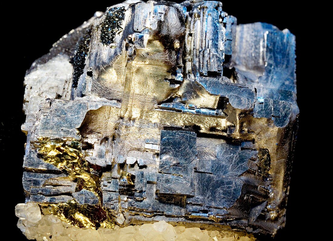 Galenite crystals