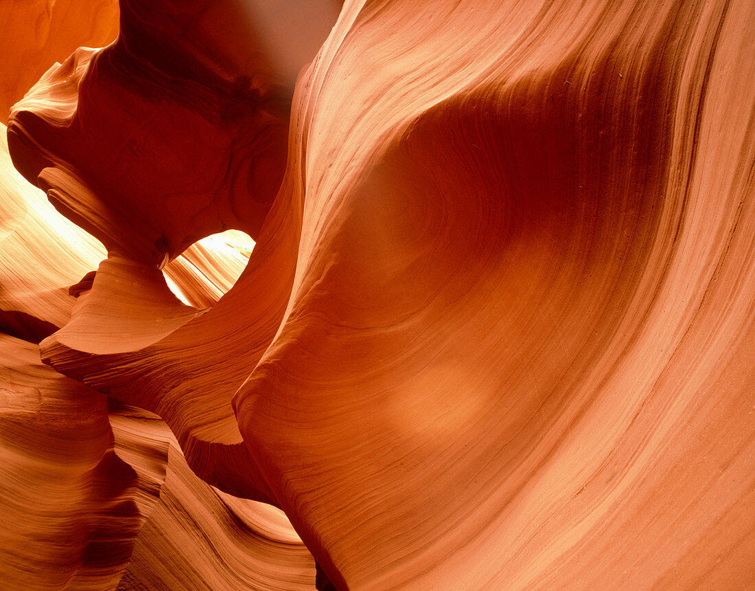 Interior of slot canyon,Arizona USA