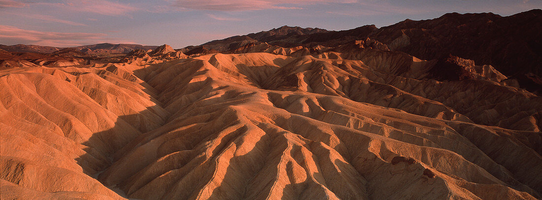 Eroded badlands