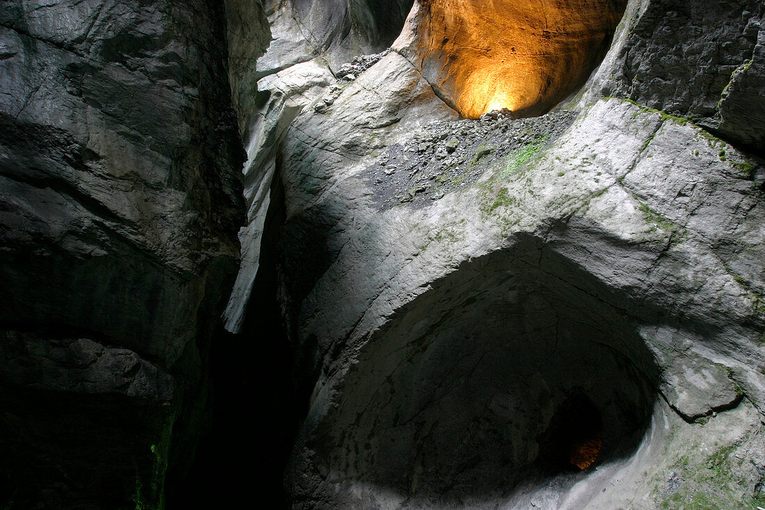 Eroded rock facies,Switzerland