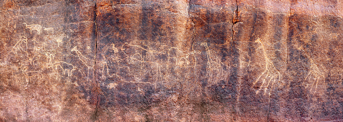 Prehistoric petroglyphs