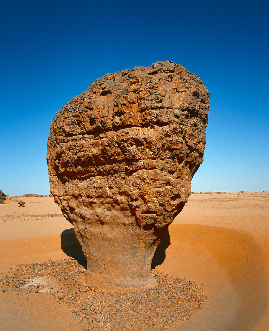 Eroded sandstone column