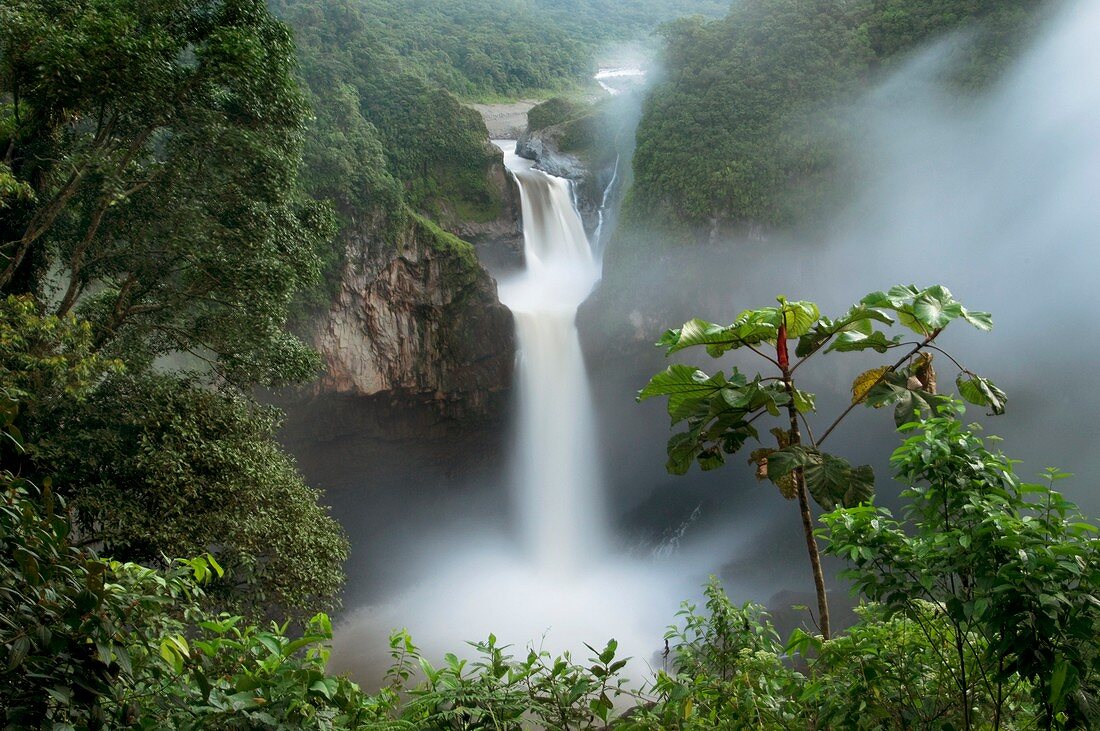 Cascada de San Rafael waterfall