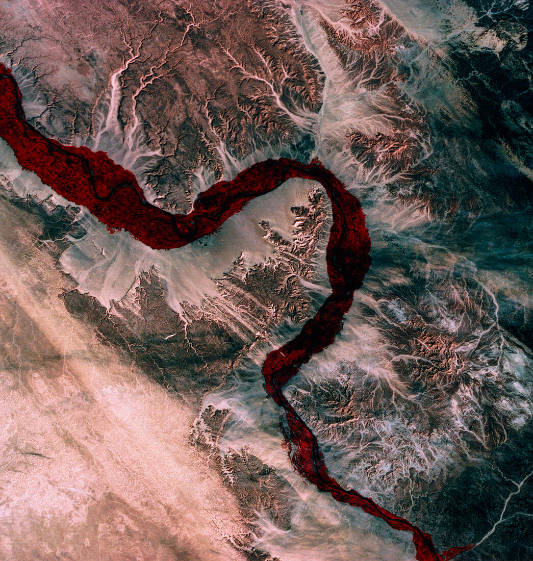 Landsat photo of River Nile