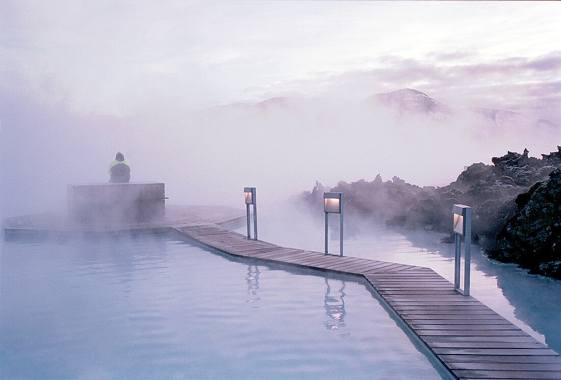 Geothermal pool,Iceland