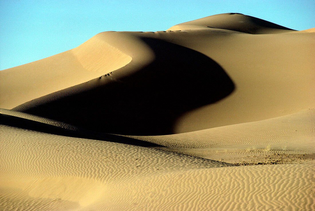 Sand dunes near Kerzaz,Algeria