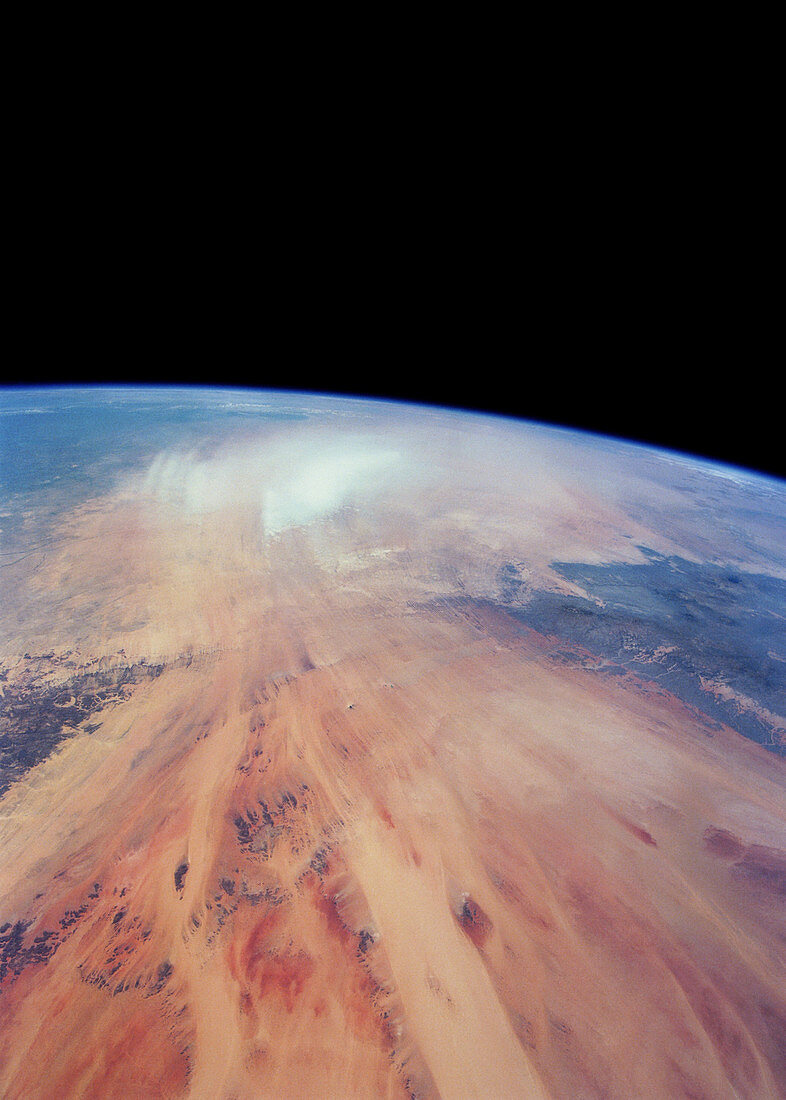 Desert in Chad from space