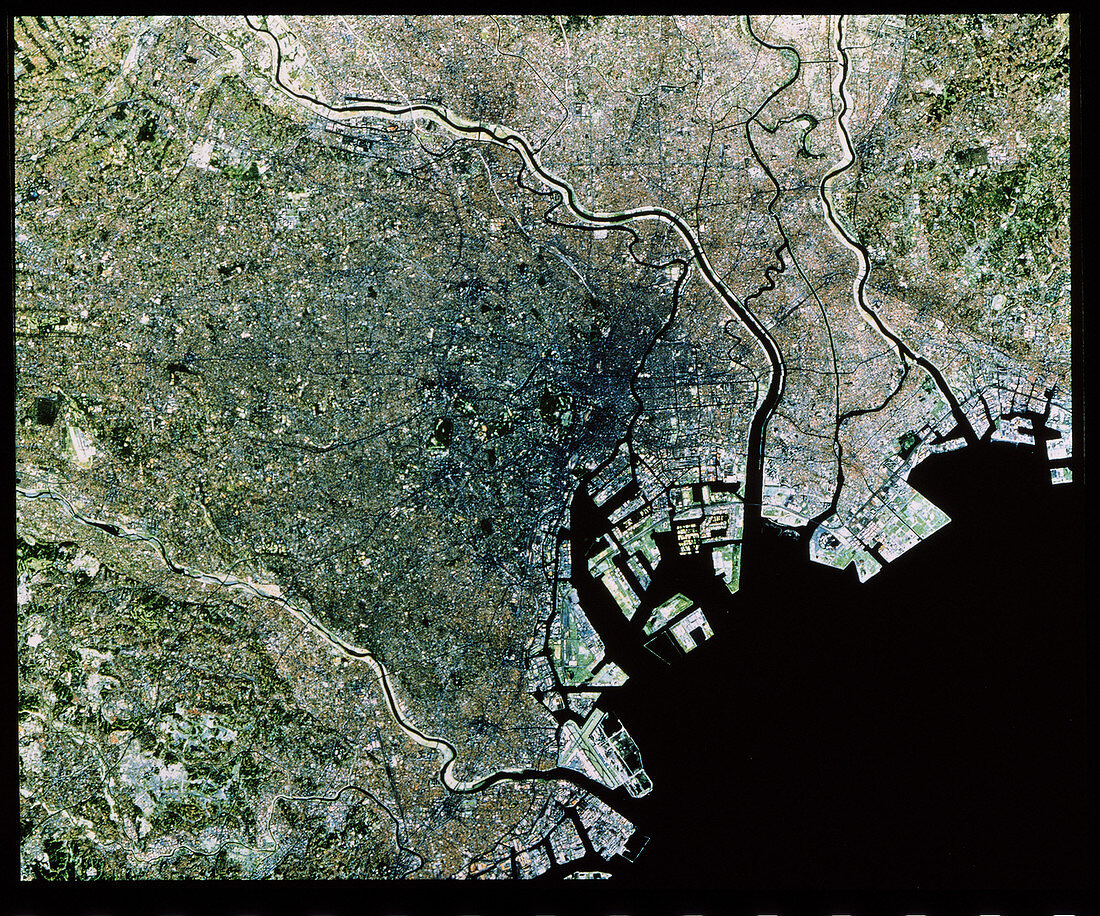 Landsat image of Tokyo