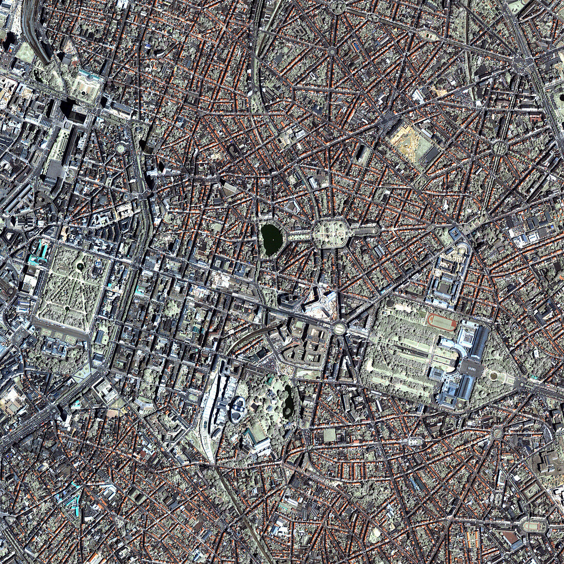 Brussels,satellite image