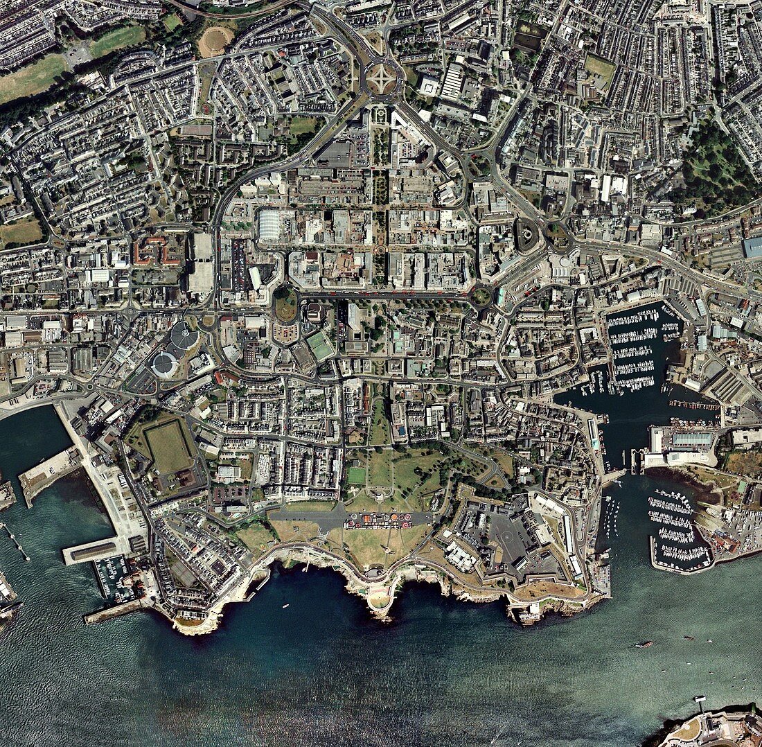 Plymouth,UK,aerial image
