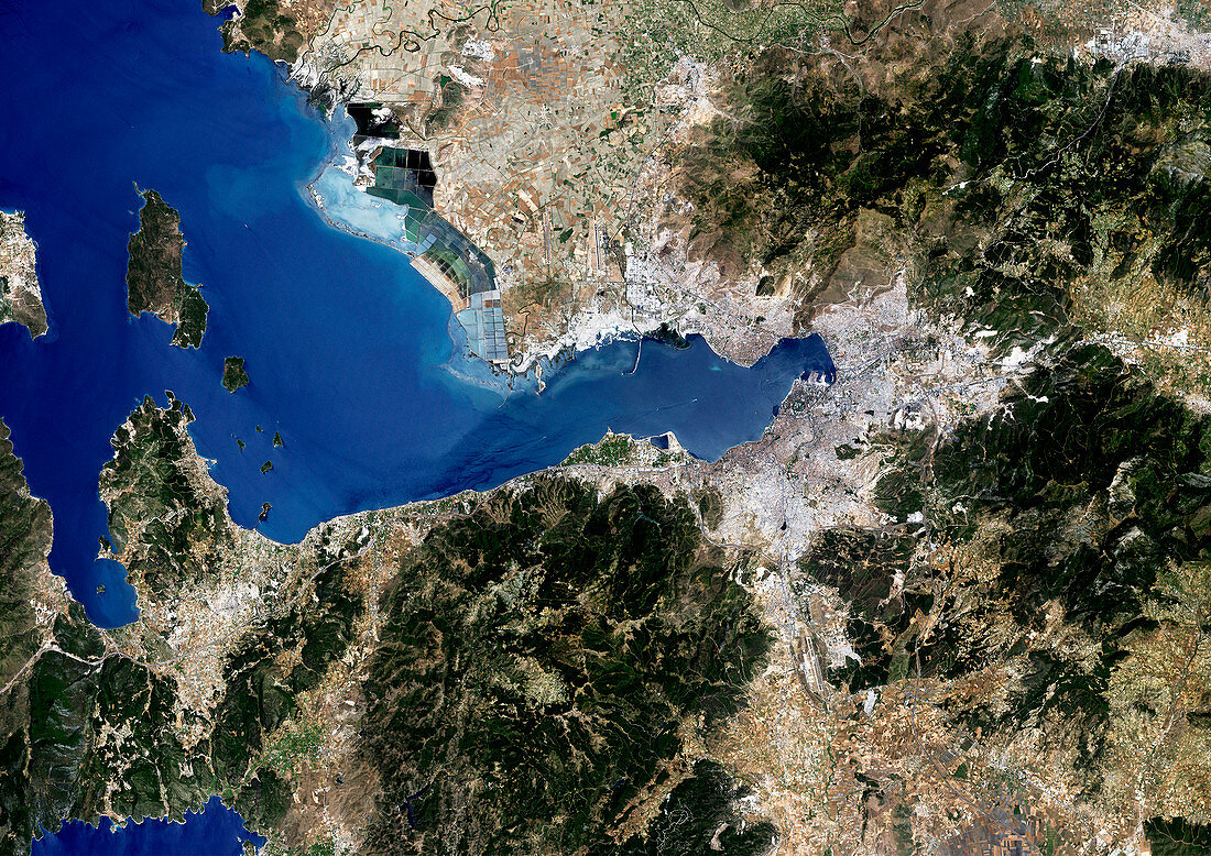 Izmir,satellite image
