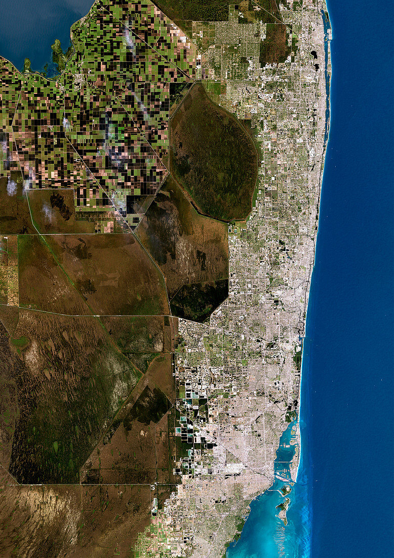 Miami,satellite image