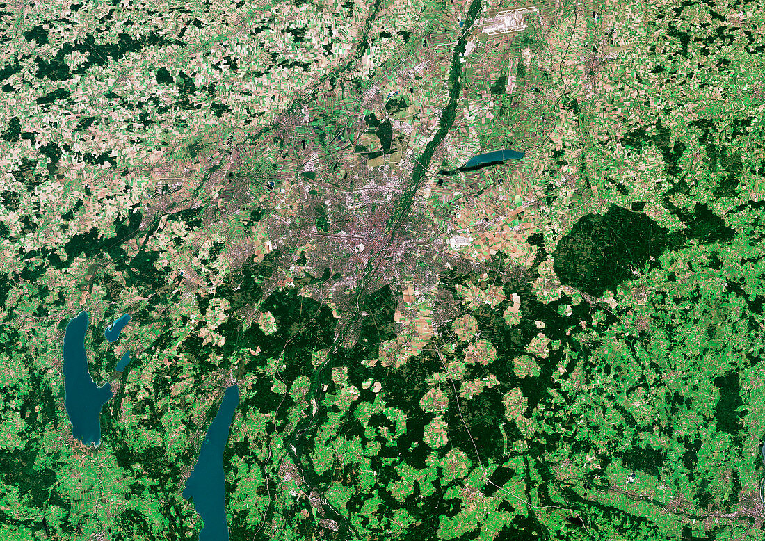 Munich,satellite image