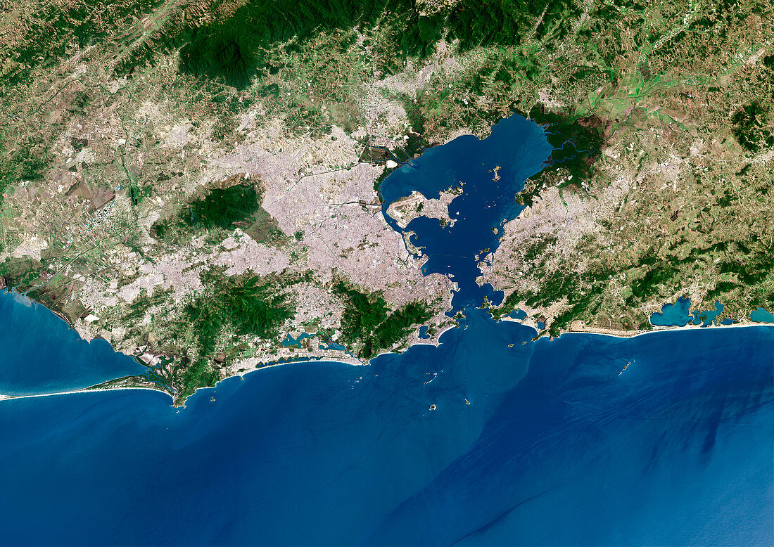 Rio de Janeiro,satellite image