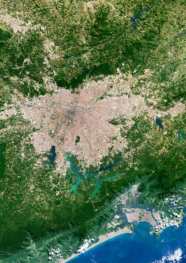 Sao Paulo,satellite image