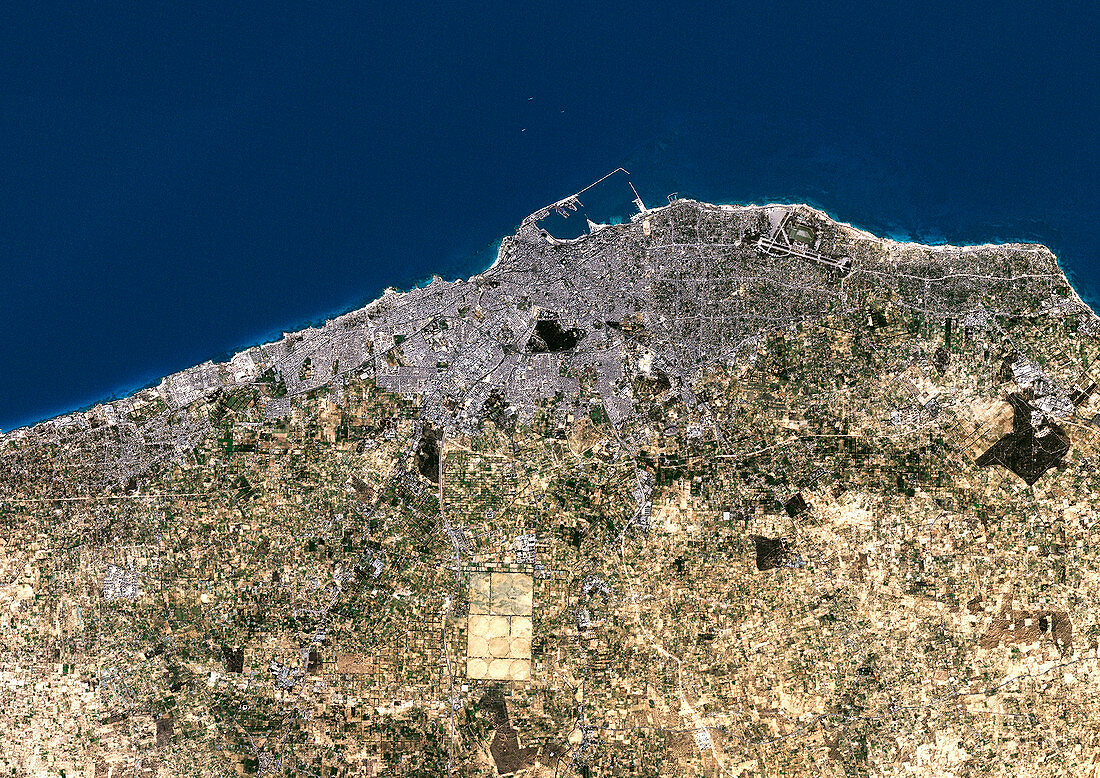 Tripoli,satellite image