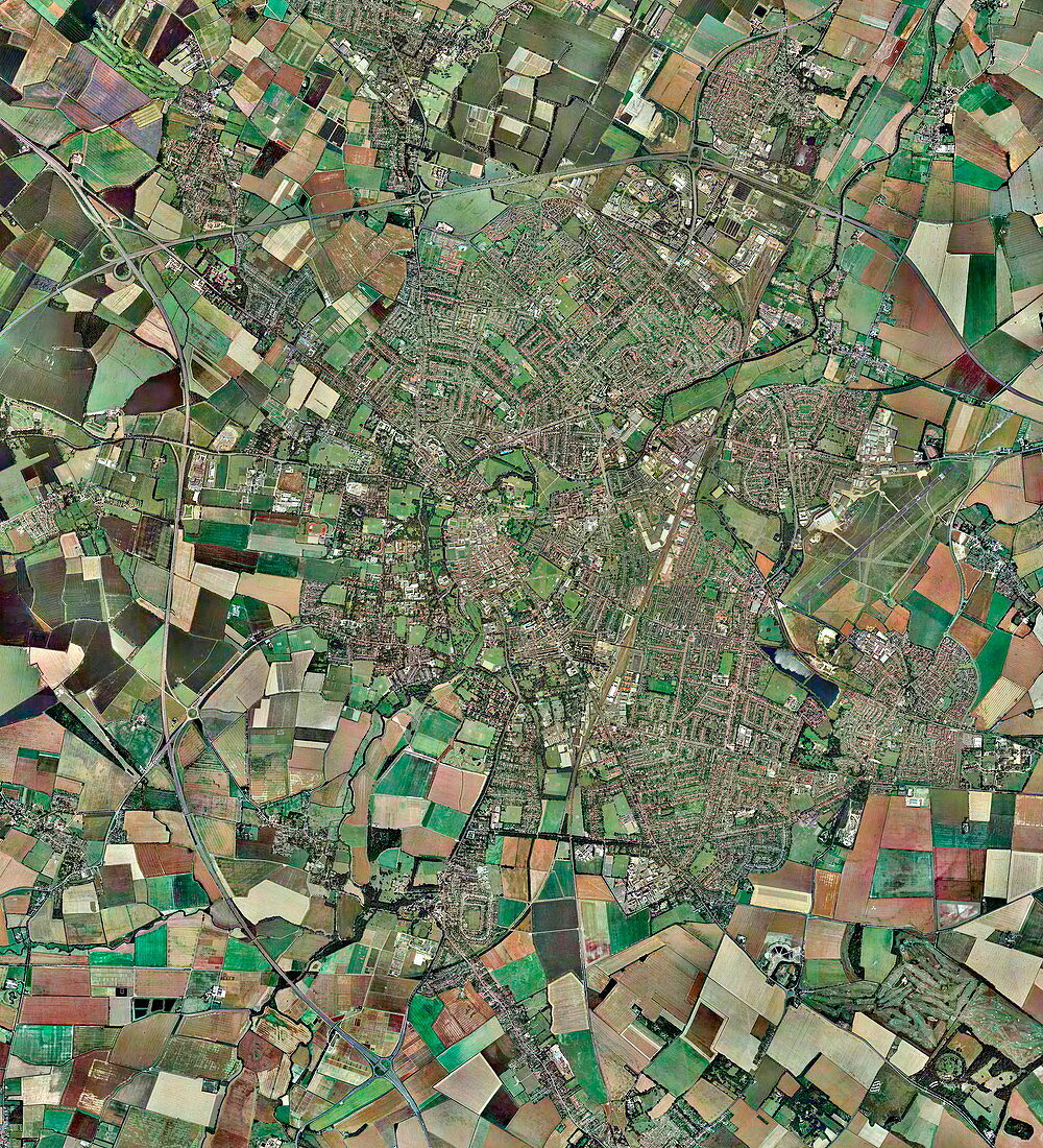 Cambridge,UK,aerial image