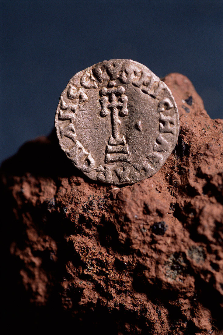 9th-century coin