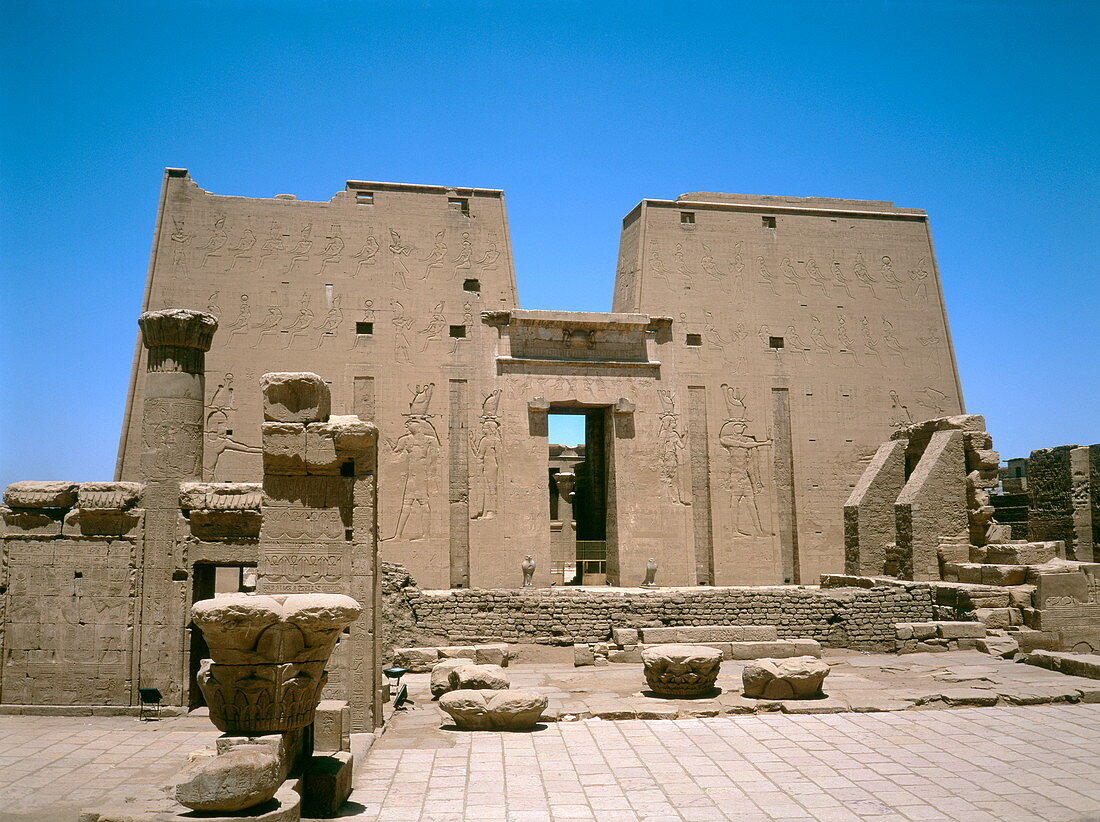 Ancient Egyptian temple at Edfu
