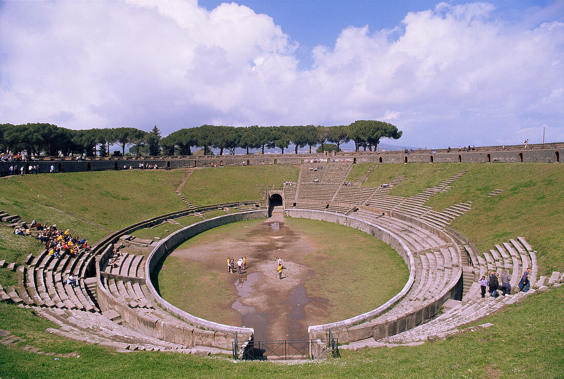 Amphitheatre ruins,Pompeii