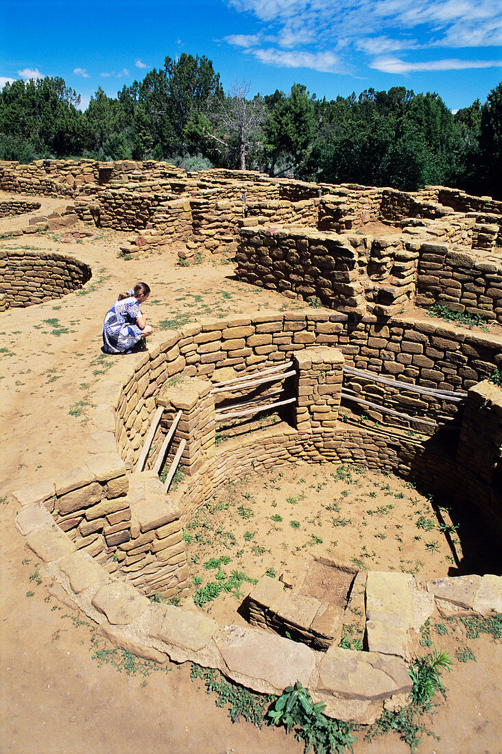 Anasazi Native American city ruins