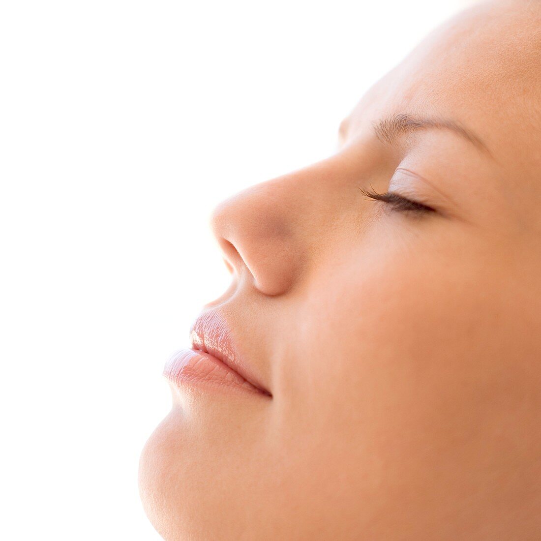 Woman relaxing at a spa