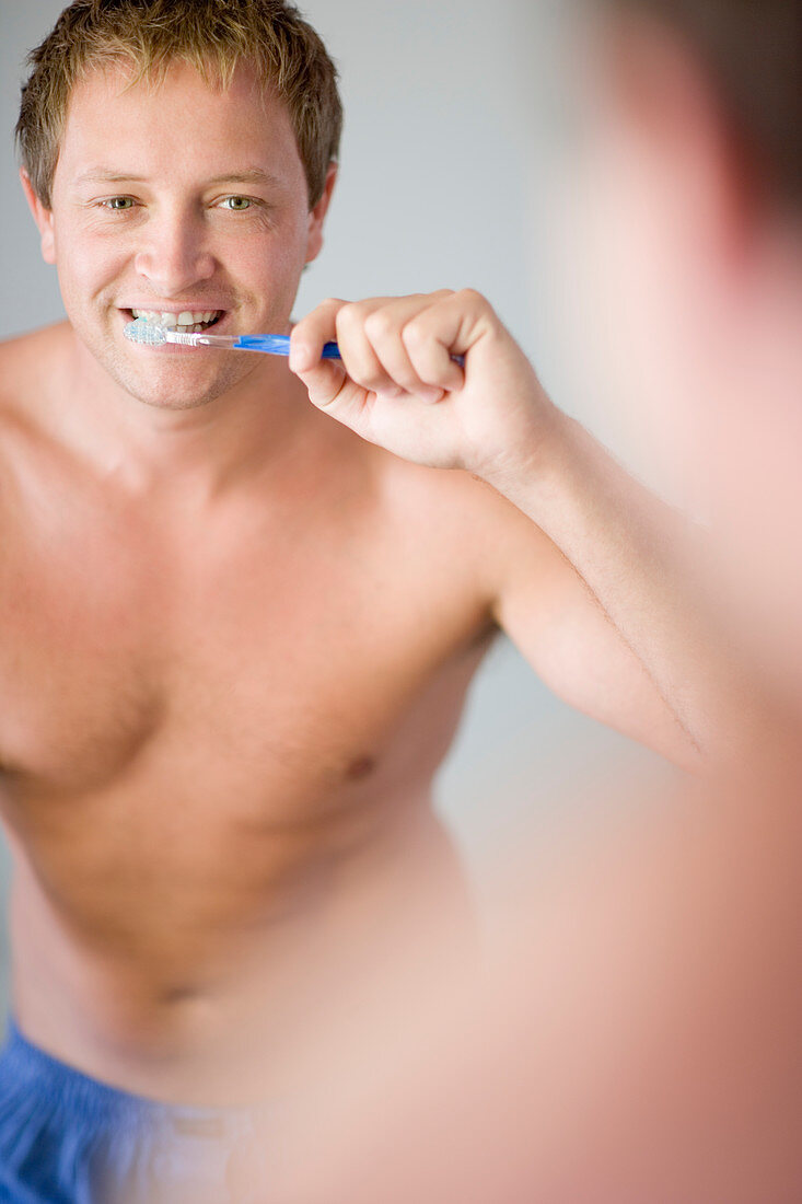 Brushing teeth